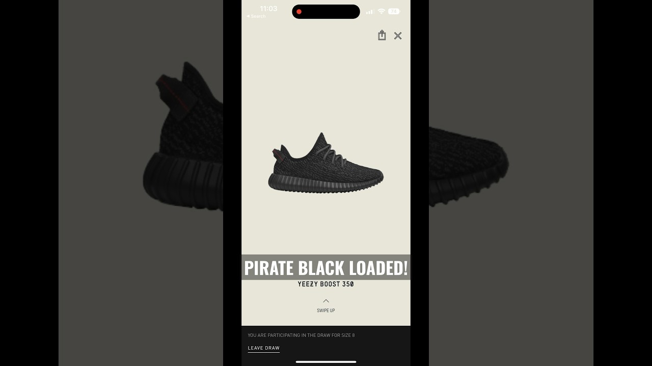 LOADED ON CONFIRMED! Yeezy 350 Pirate Black! 🤯 