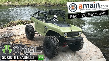 Axial SCX10 II Deadbolt RTR 4WD Rock Crawler Review | Real RC Reviews