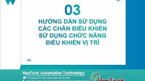 ► Servo Wecon - Sơ đồ các chân điều khiển sử dụng chức năng Position [ 𝗛𝗮𝗻𝗧𝗲𝗰𝗵 𝗔𝘂𝘁𝗼𝗺𝗮𝘁𝗶𝗼𝗻 ]◄