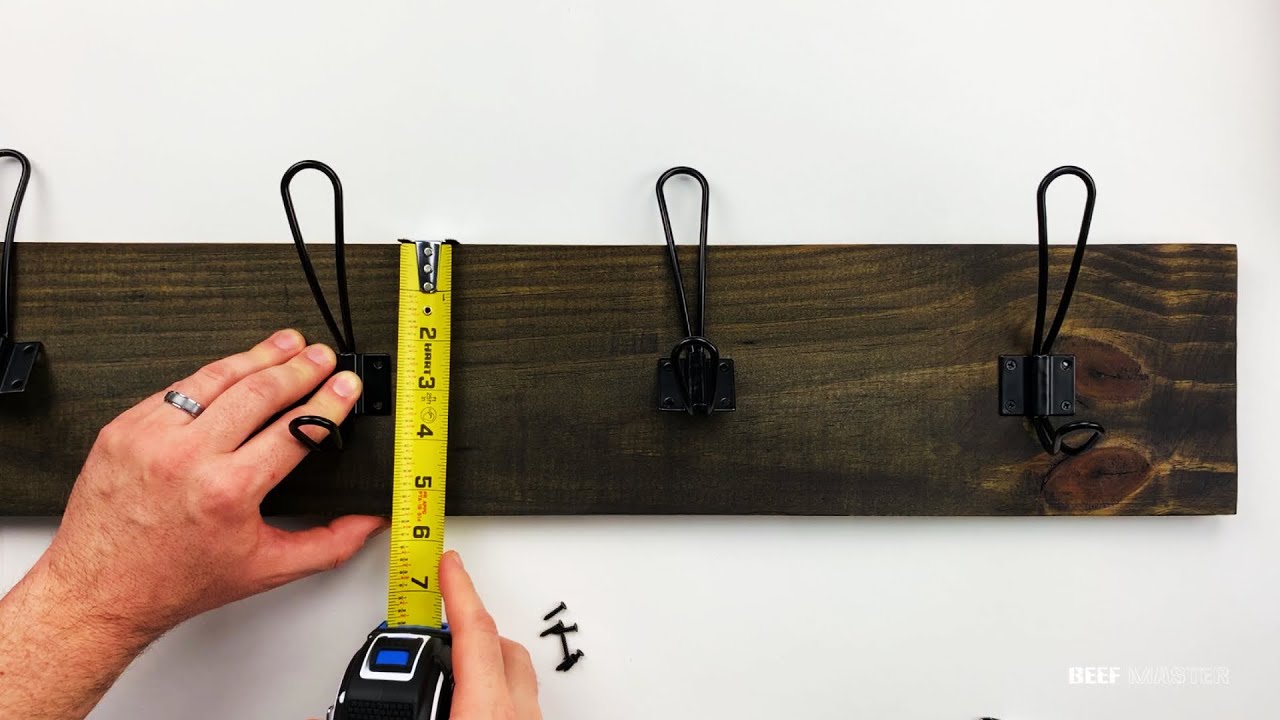 How To Make a Custom Towel Rack YouTube