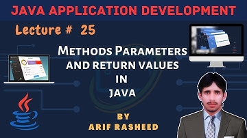 Learn Java tutorial in hindi/urdu part 25 | methods parameters and return By Arif Rasheed | SSTLab