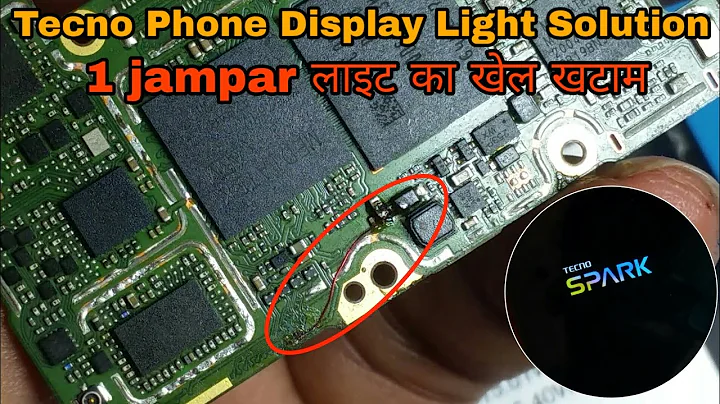 Tecno Phone Display Light Solution | 1 jampar लाइट का खेल खटाम | Tecno BB4 Lcd Light