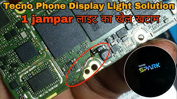 Tecno Phone Display Light Solution | 1 jampar लाइट का खेल खटाम | Tecno BB4 Lcd Light