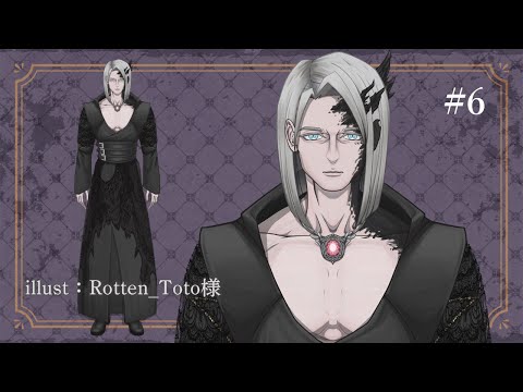 【Live2D作業配信】無言 顔の角度XYZ編 #1【illust：Rotten_Toto様】