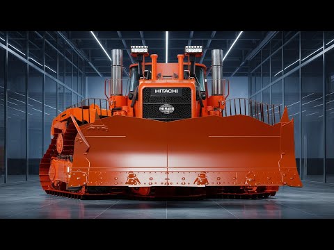Unstoppable! 2025 Hitachi DX40 Bulldozer Shreds the Worksite