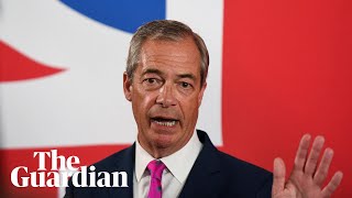 Nigel Farage makes general election announcement – watch live