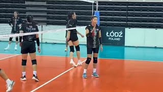 ตบสาวไทยลงซ้อมช่วงเย็นที่ลูดซ์ อารีน่า (มีสัมภาษณ์โค้ชด่วน ดนัย และ แนน ทัดดาว)