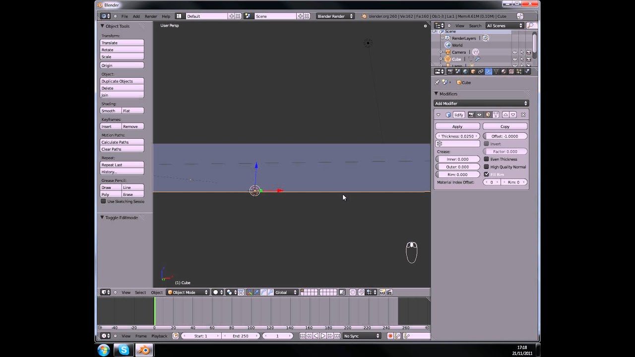 Blender | Tutoriel | Modifier Solidify - YouTube