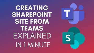 How To Create SharePoint Site From Teams? (2024)