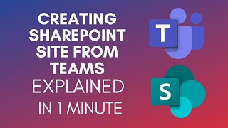 How To Create SharePoint Site From Teams? (2024)
