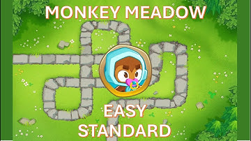 BTD6 | Monkey Meadow (Easy - Standard) | NO MONKEY KNOWLEDGE | (Bloons Tower Defence 6)