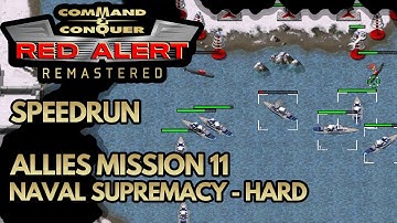 Red Alert Remastered - Allies Mission 11 - Naval Supremacy [Hard]