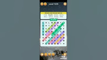 Level 1231 - Level 1240 Walkthrough - Word Search