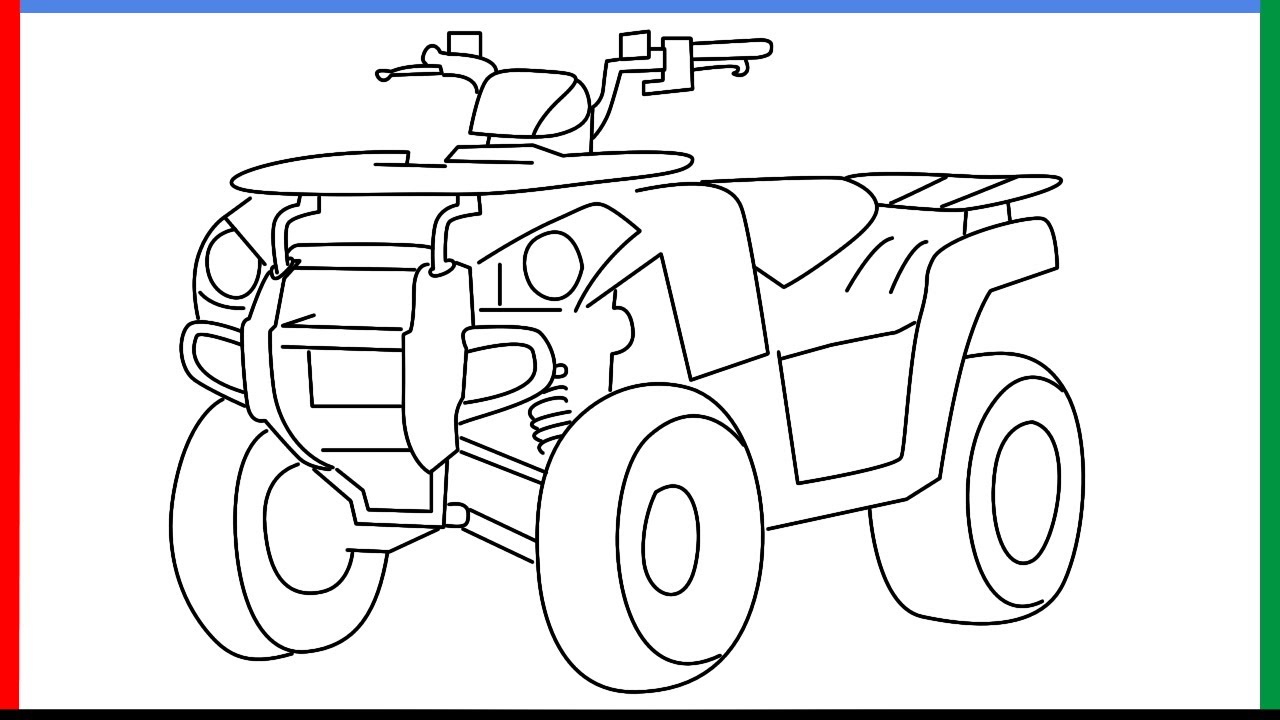 Как рисовать квадроцикл