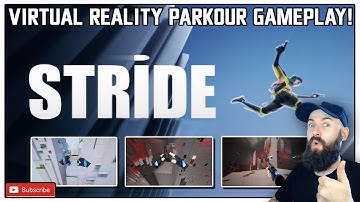 STRIDE Gameplay // Stride VR // Parkour VR Gameplay - First Impressions of Stride VR Game!