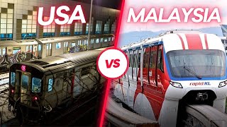 We CAN'T Believe Kuala Lumpur, Malaysia metro (USA Jealous)