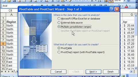 Excel 2003 Tutorial Creating PivotTables and PivotCharts Microsoft Training Lesson 23.1