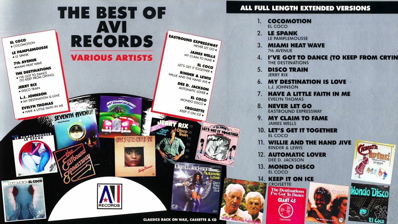 AVI RECORDS 🔥 BEST OF Electronic Disco '70s Hi-NRG Soul Funk USA