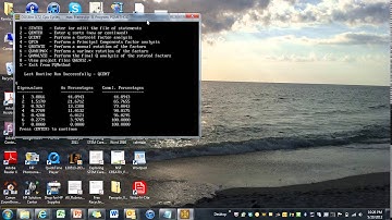 Video 8 Factor Extraction PQMethod
