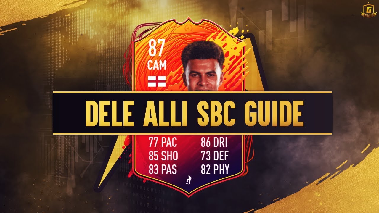 FIFA 20 Headliners Dele Alli SBC Guide 87 Rated, 135k Spend & 40k