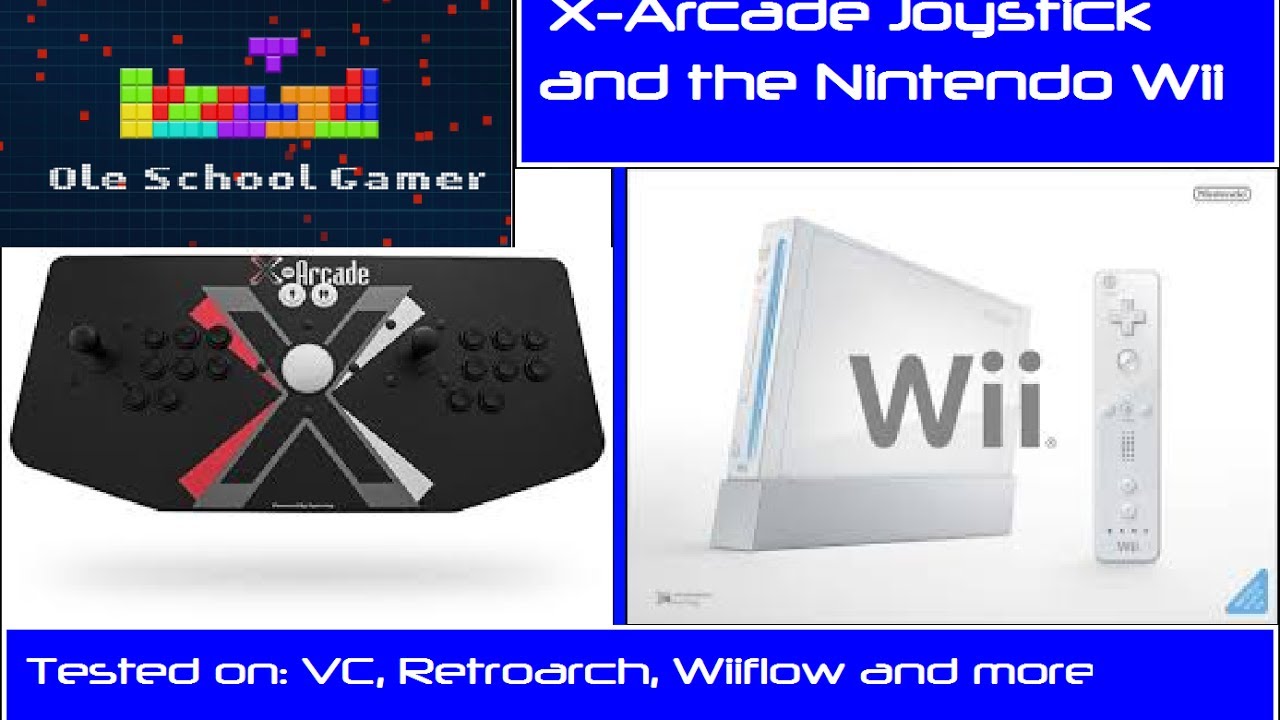 X Arcade joystick Testing on the Wii VC, MAME, WiiFlow, Retroarch and