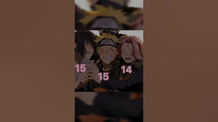 NARUTO UZUMAKI, SASUKE UCHIHA, SAKURA HARUNO AGE EVOLUTION #anime #naruto #sasuke #sakura # #shorts#
