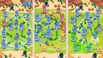 Tower War All Levels Gameplay Android, iOS Game Level 474-480
