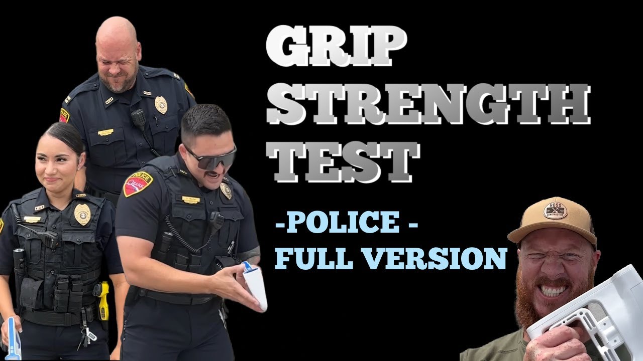 Testing the Grip Strength of Police Officers! - YouTube