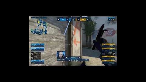 KennyS is back with his 200 IQ Flash 😱 #kennys #csgo