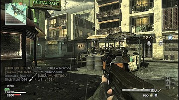 【COD:MW3】yubinosaki実況?マルチプレイ動画play3　P90