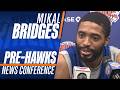 Mikal Bridges previews Knicks-Hawks and the playoff 'chess match'
