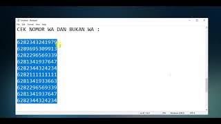 Cara Cek Mana Nomor WA dan Bukan WA Tanpa Bantuan Software Apapun screenshot 1
