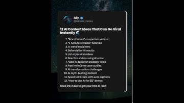 12 AI Content Ideas That Can Go Viral Instantly 🌊