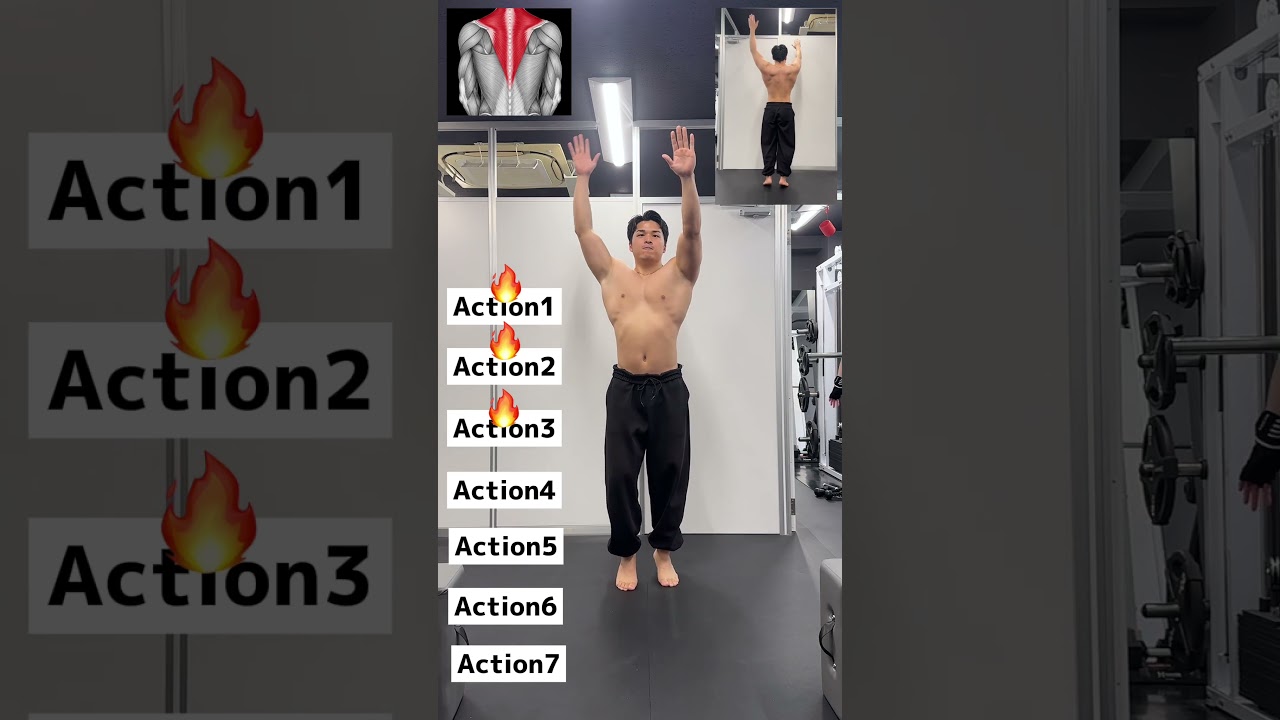 1日10回で猫背を解消する背中トレーニング　Back Exercises to Correct Rounded Shoulders: 10 Reps a Day