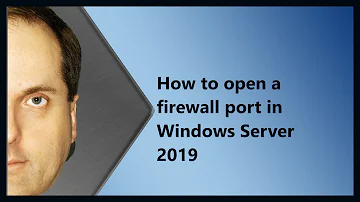 What ports need to be open on firewall server?