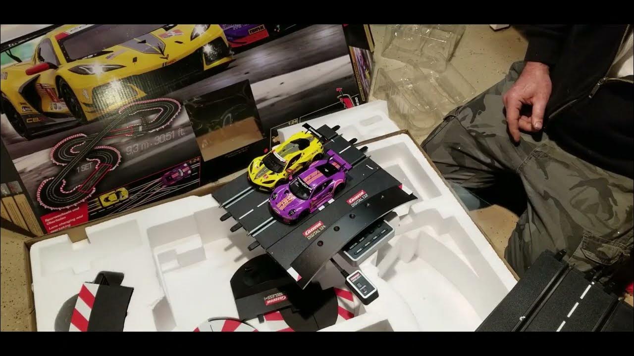 Carrera Born to Perform 1/24 scale slot car set unboxing - YouTube