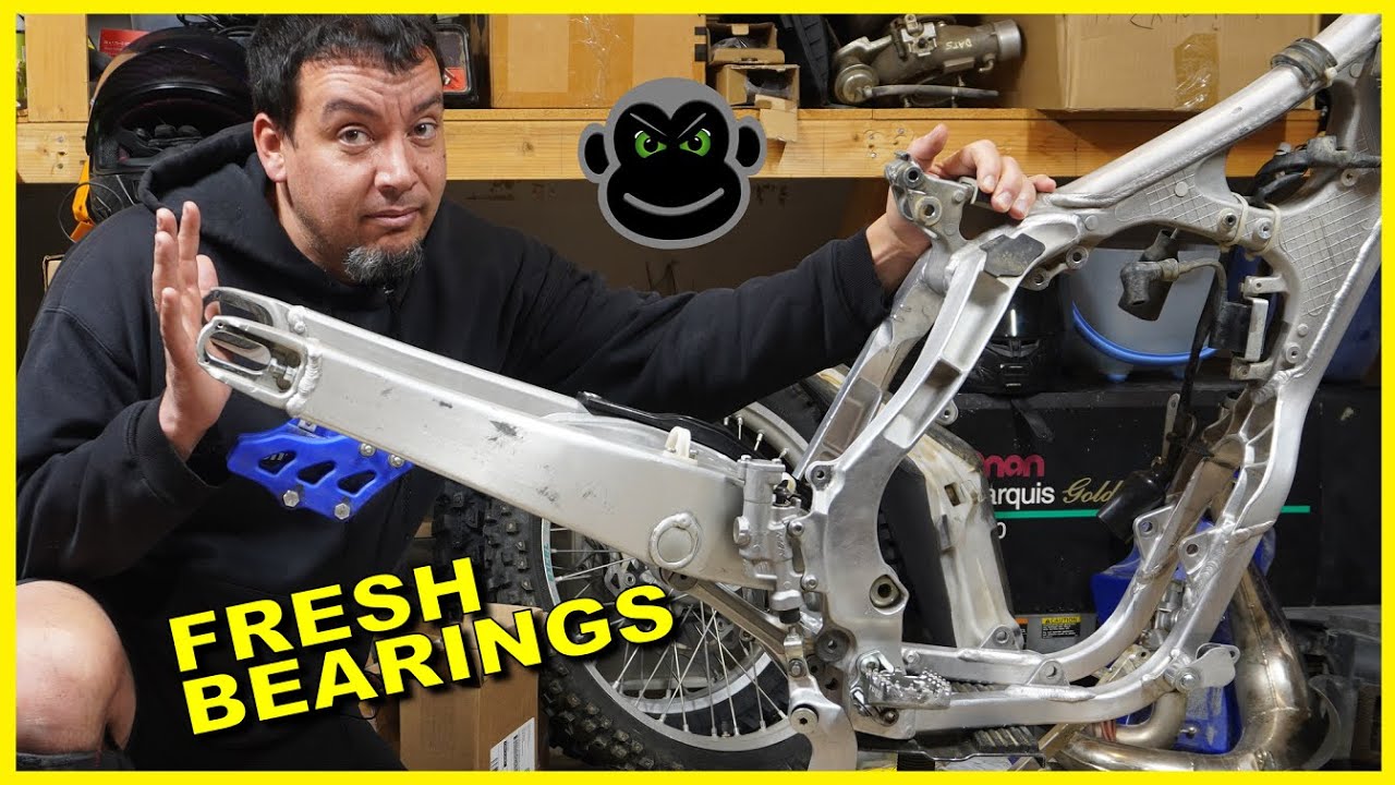 Yamaha YZ 250 Build EP2 Swingarm Bearing Replacement YouTube