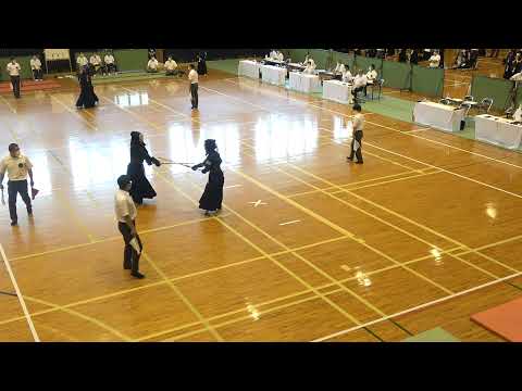#113【女子個人戦1回戦】福田（龍谷）×大野（西陵）【第68回九州高等学校剣道大会】第四試合場【2021・07・04】