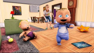 Virtual Twins Baby Sim Games / #mobilegames : Android Games screenshot 3