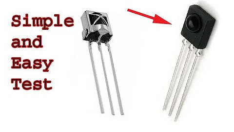 How to Test Infrared Sensor, super simple ir receiver test