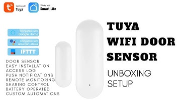 Tuya WiFi Door Sensor | Unboxing | Setup