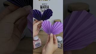 Manualidades con papel ? Cómo hacer corazones con papel @SoyMariaZapata manualidades craft diy