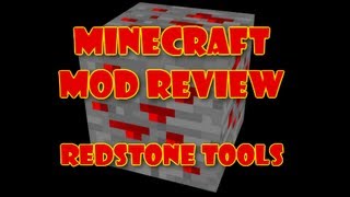 Minecraft Mod - Redstone Tools