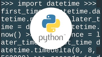 How do I find the time difference between two datetime objects in python?