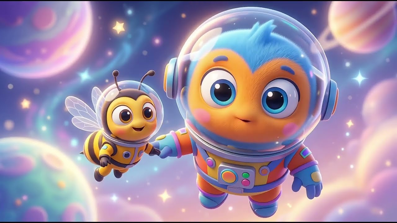 Space Journey with Bobo! 🪐 Kids Cartoon & Fun Adventure