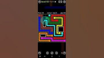 How To Solve Flow Free Scattered Pack Level 93 11x11 Board Harder Walk Through Solution Walkthrough