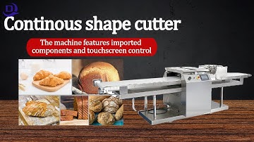 Continuous Shape Cutter Machine for Bakeries | High-Speed Dough Cutting Made Easy#cutter