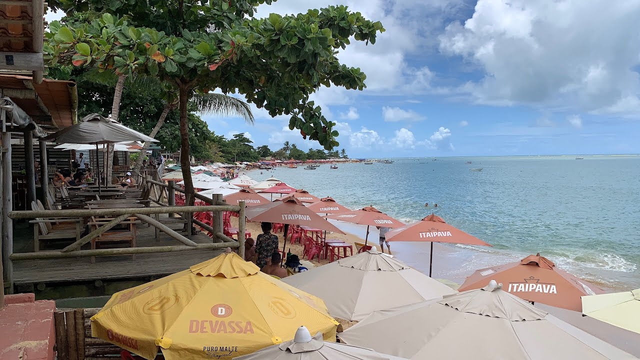 🏝️MOVIMENTO DA PRAIA DE COROA VERMELHA NESSA QUINTA-FEIRA 12 02 2026