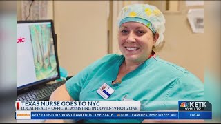 Texas nurse goes to New York City to help battle against the coronavirus