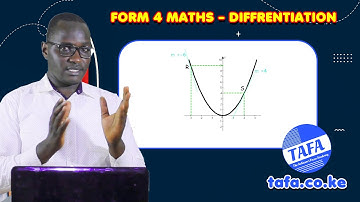 FORM 4 MATHEMATICS - DIFFERENTIATION - THE ACHIEVERS FOCUS ACADEMY (TAFA)
